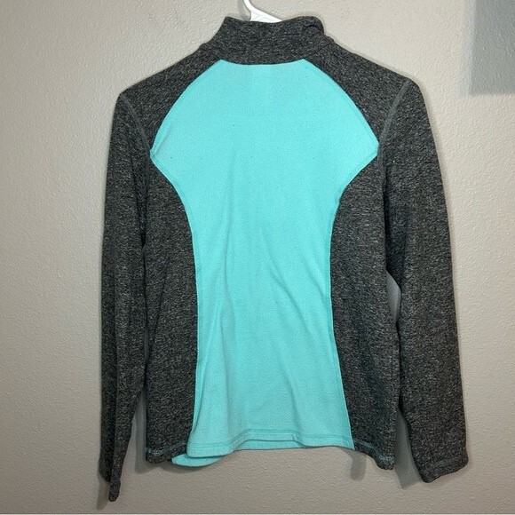 The North Face fleece quarter zip pull over sweater girl’s size large 14-16 - Picture 3 of 4